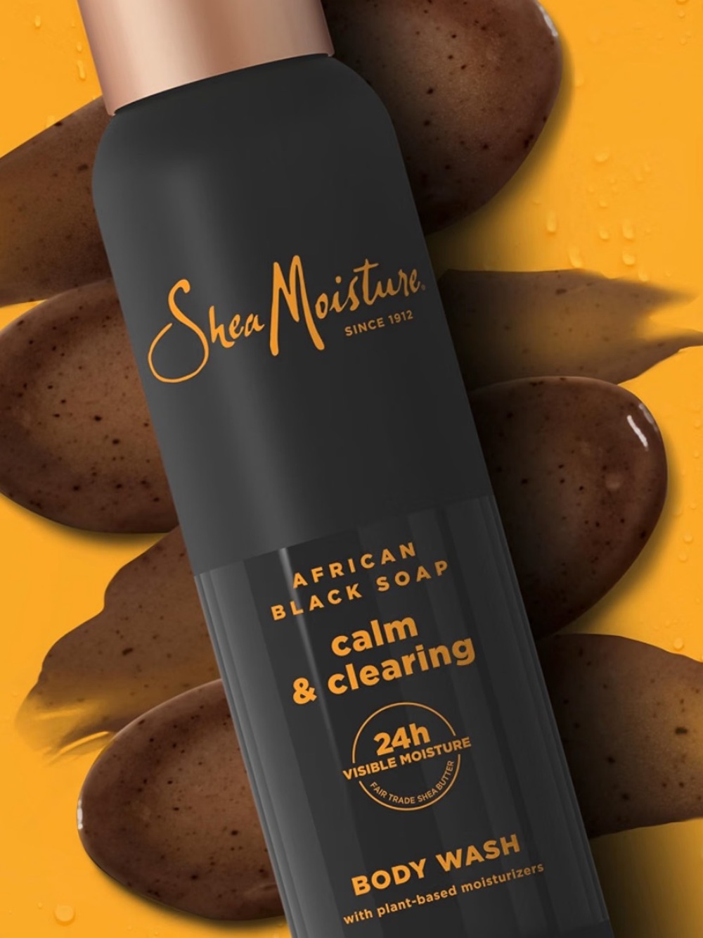 Shea Moisture African Black Soap Calm & Clearing Body Wash NWT